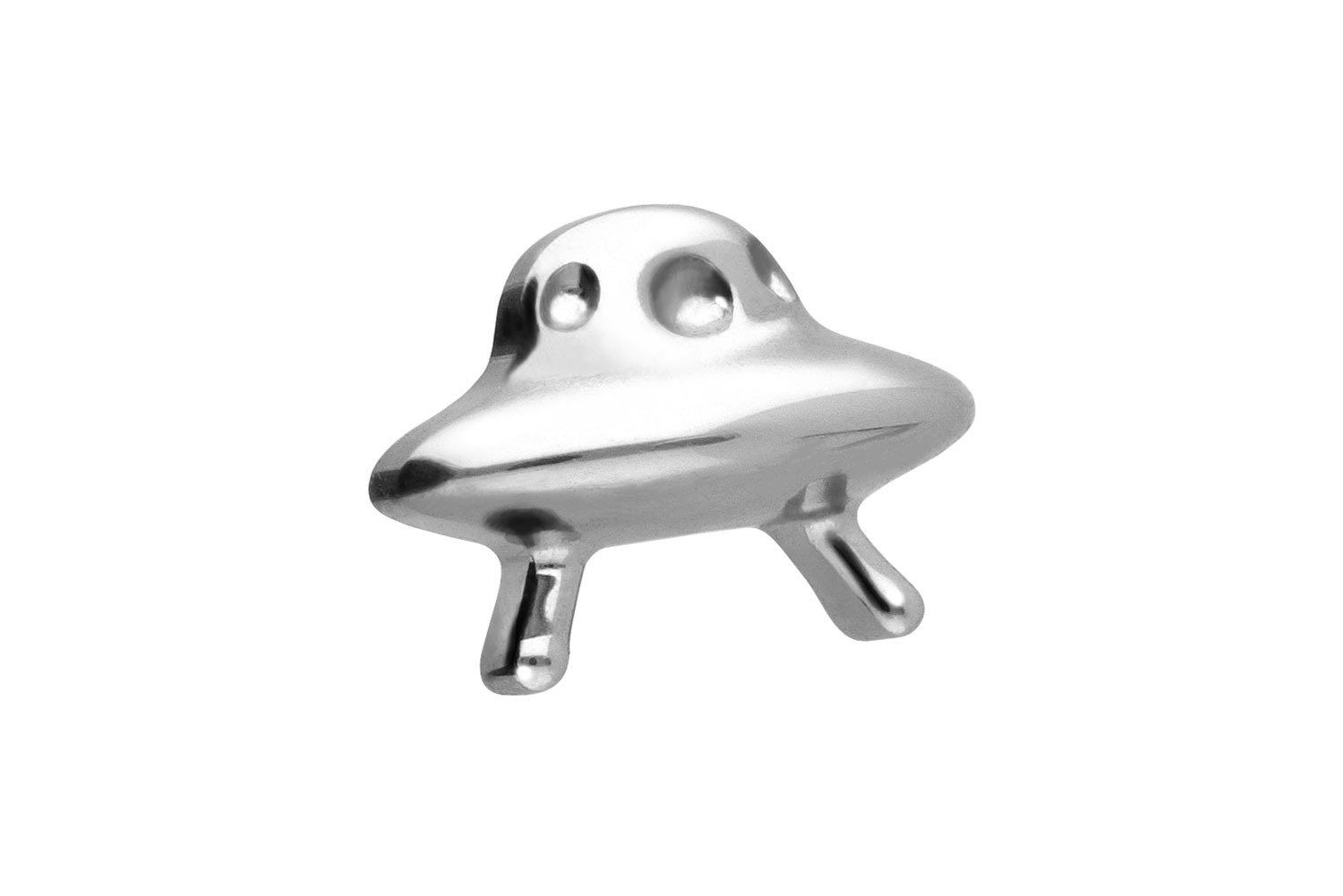 Titan Schraubaufsatz mit Außengewinde UFO von Piercingline